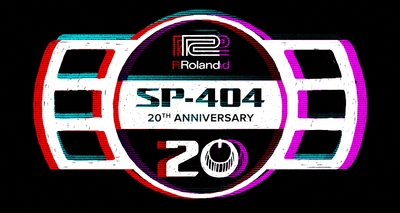 「SP-404 20th ANNIVERSARY」ロゴ