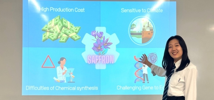 一日警察署長に就任する近畿大学附属豊岡高等学校3年 池上十和子さん