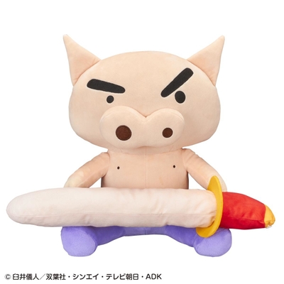 ぬいぐるみ型クッション+アームレスト