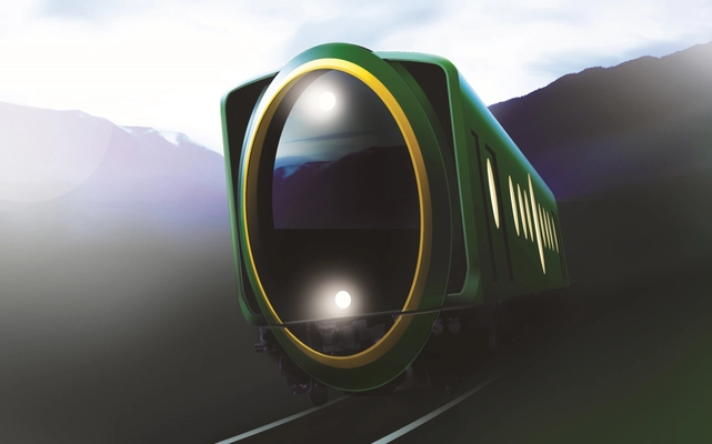 京都中心部から比叡山・びわ湖観光ルートへ 叡山電車の八瀬・比叡山への 観光用車両が平成３０年春にデビュー 