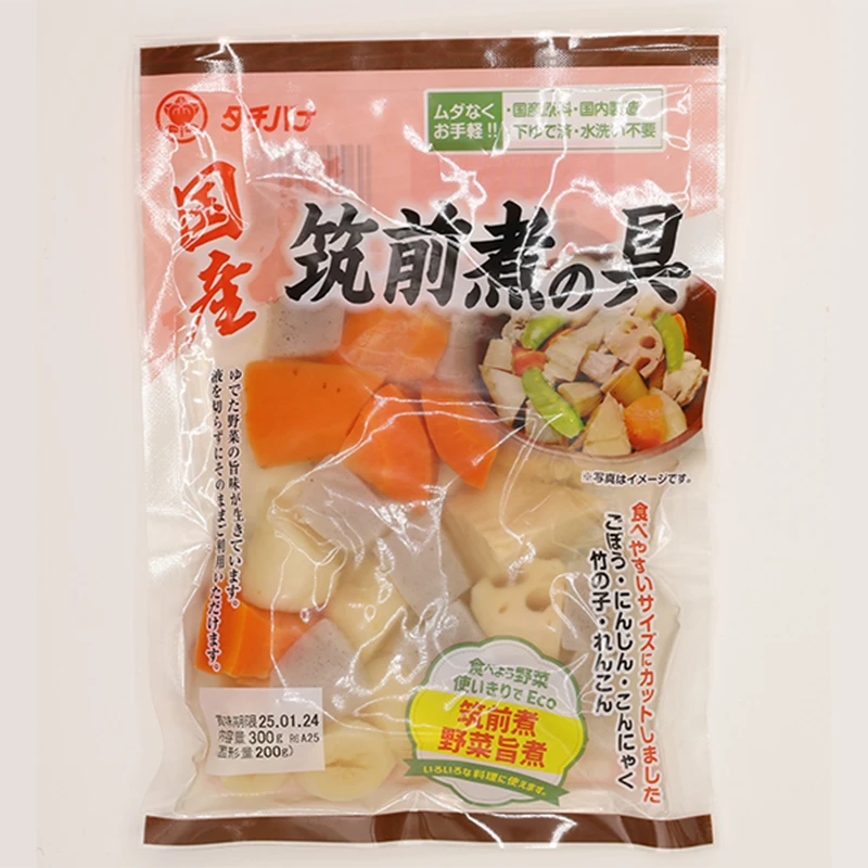 国産ゆで野菜 筑前煮の具“200g” ¥480 税込