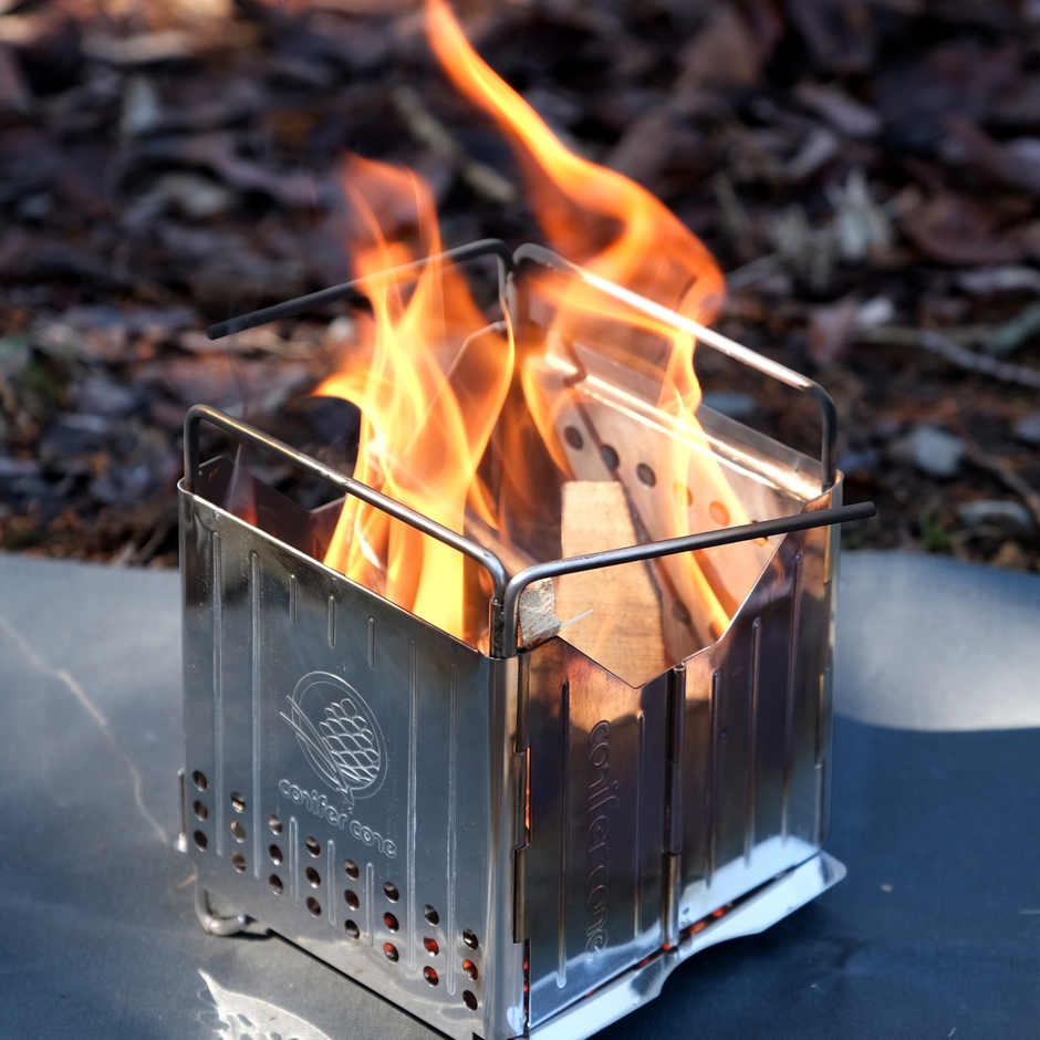 煙も燃え残りも少ない