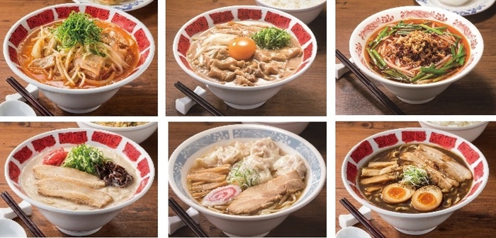 【バーミヤン】6種味くらべ ご当地ラーメン祭り フェアイメージ画像