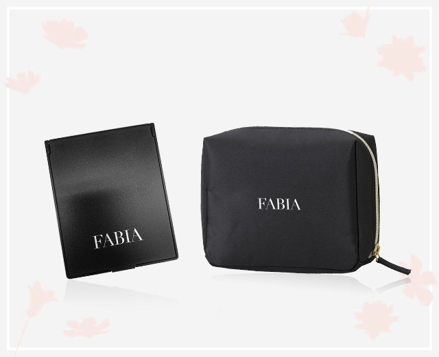 ノベルティ マットミラー&スクエアポーチ