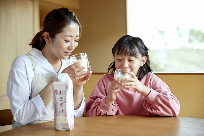 親子で甘酒