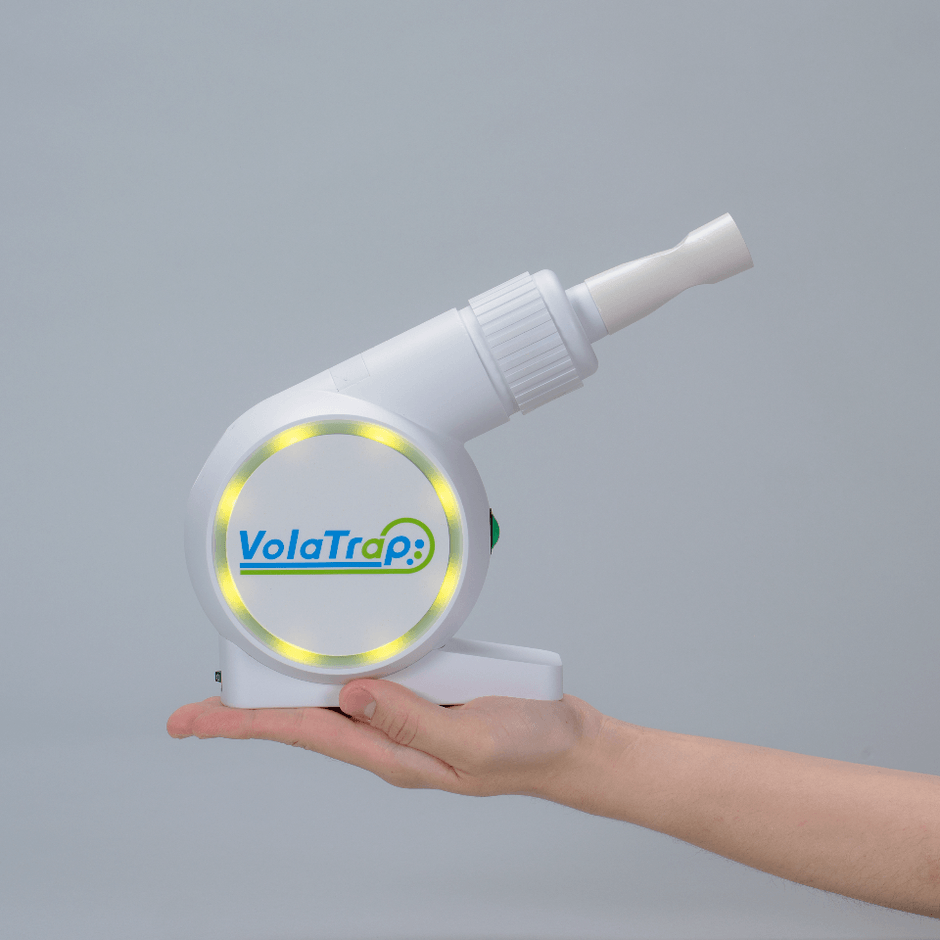 ハンドヘルド型の呼気サンプラー「VolaTrap®」