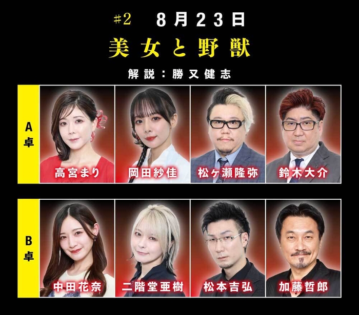 #2 8月23日「美女と野獣」
