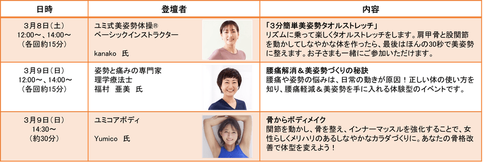 体験会スケジュール