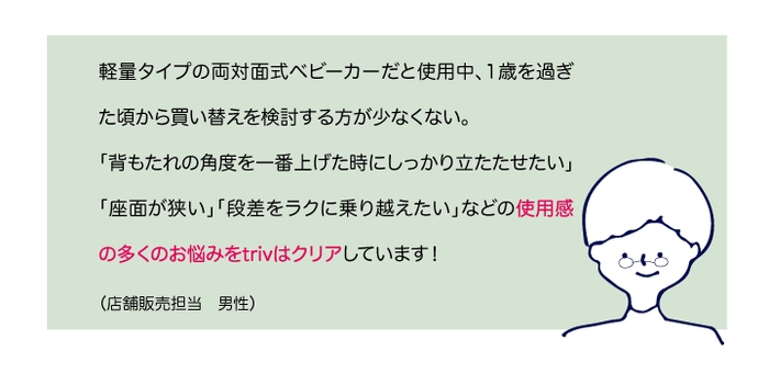 trivを選んだカトージスタッフの声4.2