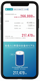【写真2】手取りの目安がわかる