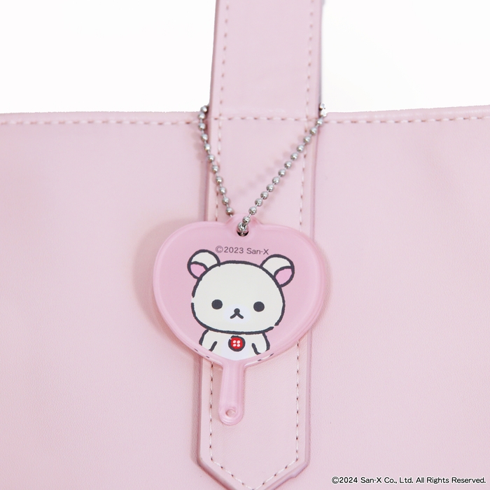 推しごと現場トート(コリラックマ)付属品:「うちわ型アクリルキーホルダー」