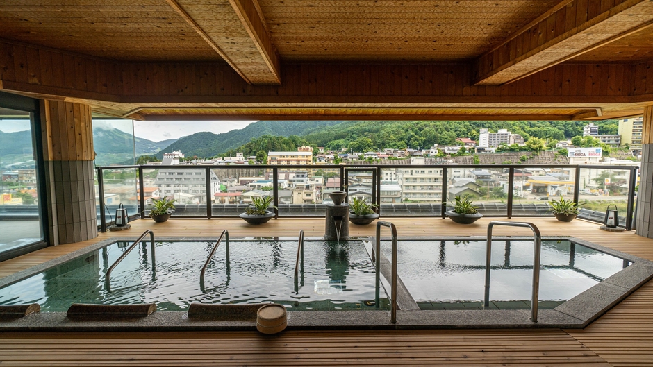 旅館あぶらや燈千 大浴場 