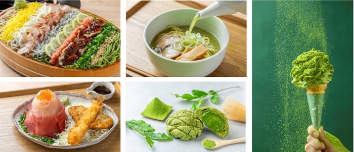 お茶の間食堂やスイーツ・ベーカリー　メニュー一例