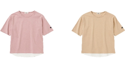 ●ガールズレイヤードTシャツ SIZE:120-160