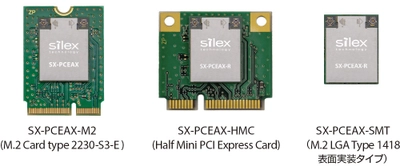 切れない無線のサイレックス、 最新無線LANモジュール「SX-PCEAXシリーズ」 Wi-Fi 6E技適を取得し、2023年1月に出荷開始