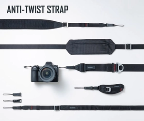 YKK社の日本製ねじれ軽減パーツを採用したカメラストラップ「アンチツイストストラップ」シリーズ 7種を新発売！