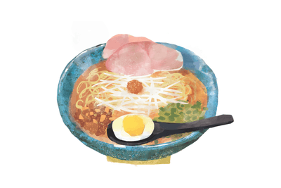 デザイナー小菅謙三氏による味噌ラーメン