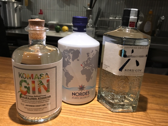 厳選されたジン3種