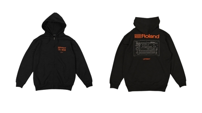 LATENCY × Roland　Hoodie(BLACK)
