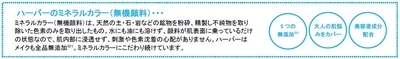 ハーバーのミネラルカラーとは