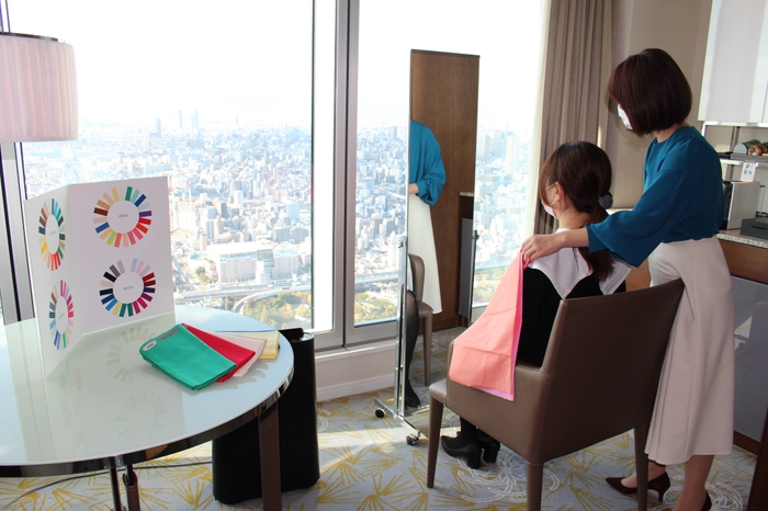 パーソナルカラー診断イメージ画像