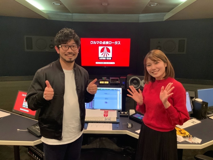 声優を務めてくださった高野さん(左)となみはるかさん(右)