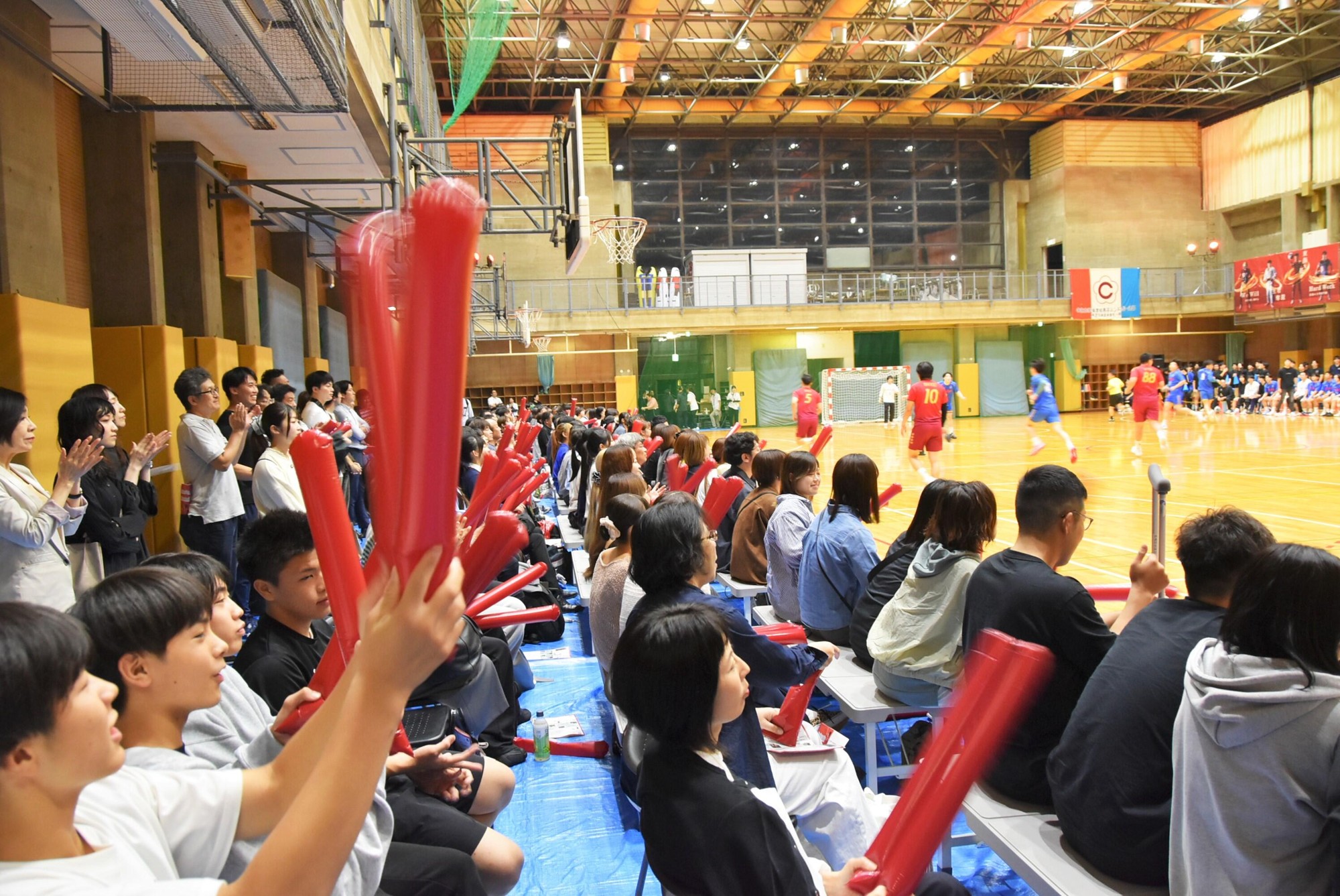 【名城大学】学生主催のハンドボールのホームゲームを開催