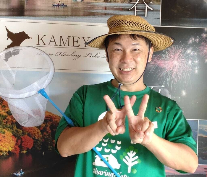 自然体験専任スタッフ「みどりマン」と一緒に遊ぼう!