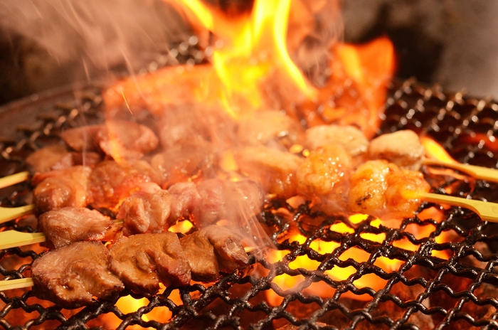 名物!炭火焼き牛串
