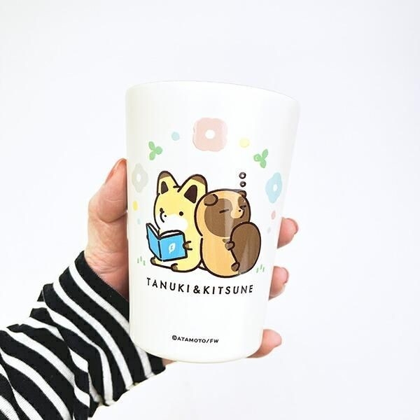 タヌキとキツネのタンブラー