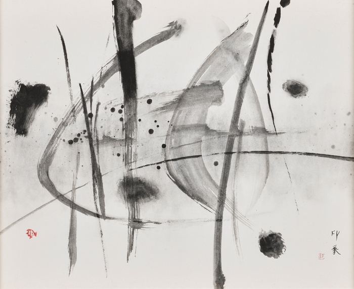 堂本印象 「倒影」 1959年 京都府立堂本印象美術館所蔵