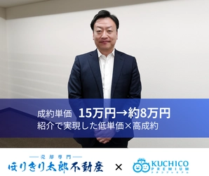 マーケティングデザイン、 不動産売却専門店「ほりきり太郎不動産」の紹介営業DXを支援