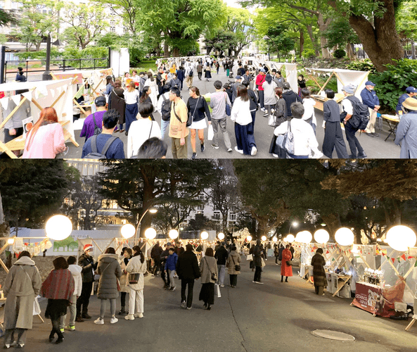 昨年のマルシェの様子