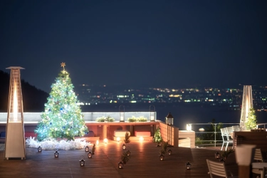 星野リゾート　ロテルド比叡　（京都府・比叡山） 夜景と湖を望む空間でクリスマスを楽しむ 「山床クリスマス2018」が開催 期間：2018年12月1日〜25日