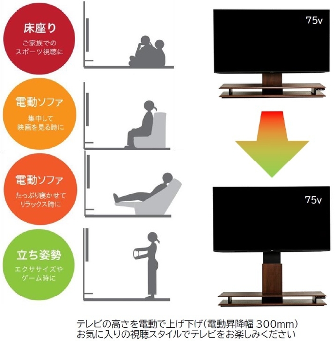 YTS4975DKB1_高さ調整イメージ