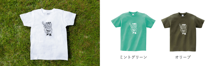 【商品2】守り神・鍾馗さんTシャツ（キッズ用）