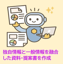 オリジナル性を反映した資料・提案書を自動作成！ AIエージェント版「資料・提案書作成AIシステム」を提供開始