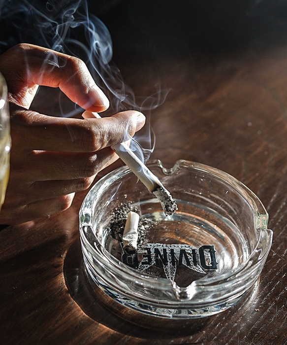 【420WEED】Weed Logo Glass Ashtray