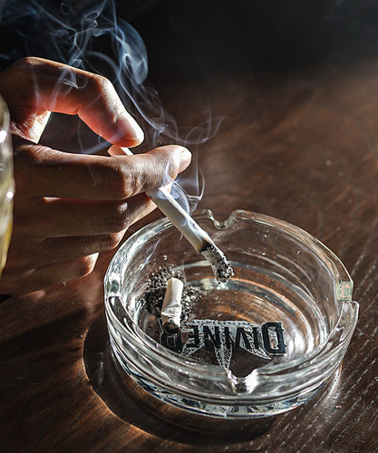 【420WEED】Weed Logo Glass Ashtray