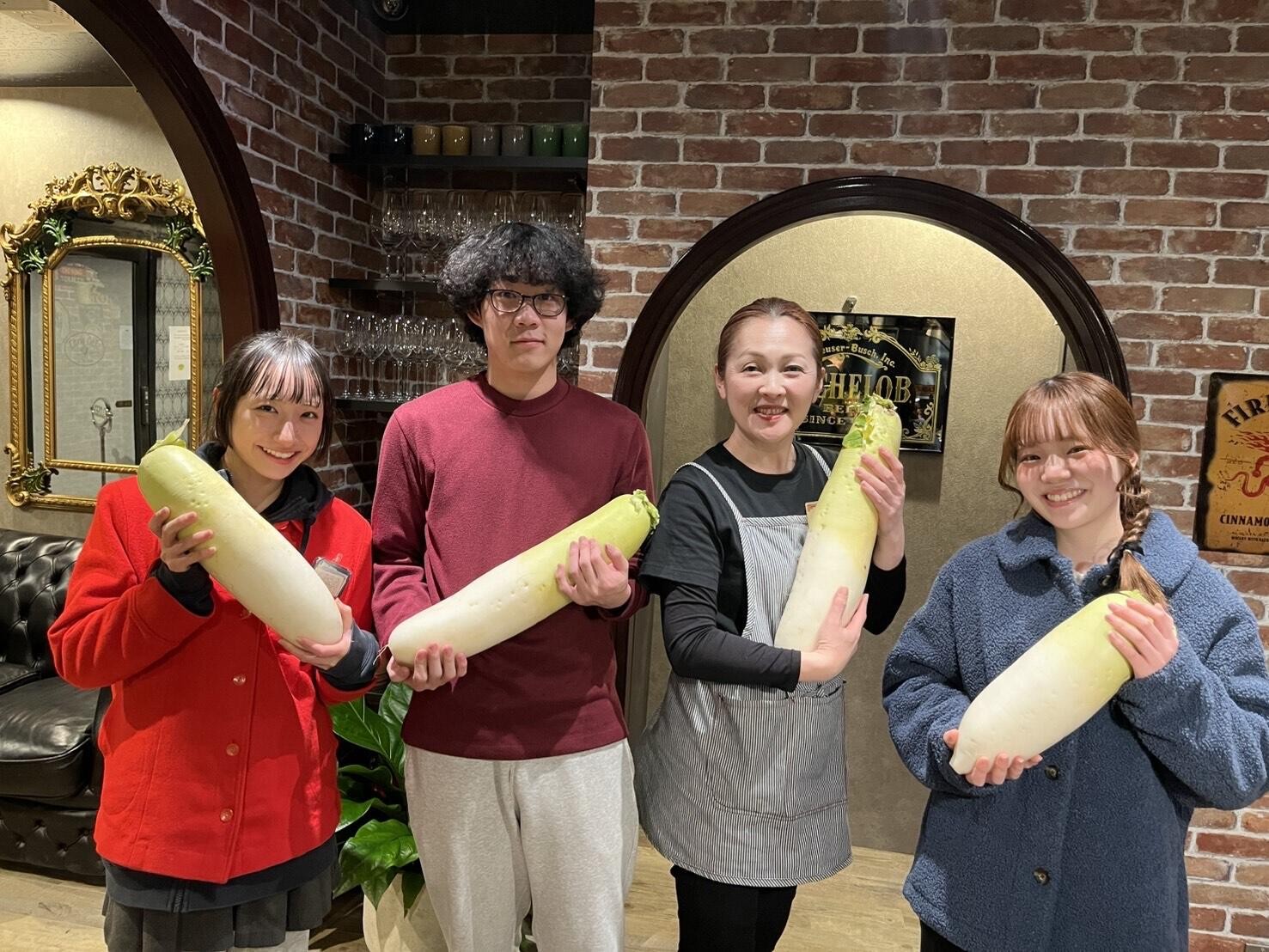 【なごがく】名城大学支部が附属農場で育てたダイコンを子ども食堂２カ所に寄付