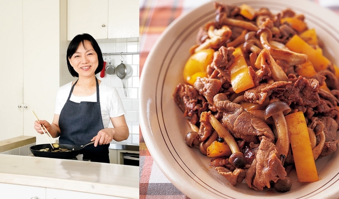 上田淳子さん:【賢い定番/野菜たっぷりポークチャップ】