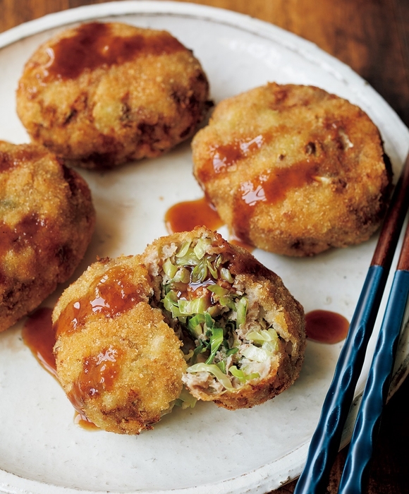 塩もみキャベツのさっぱりメンチカツ