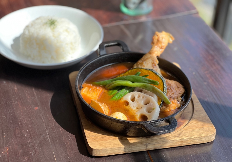 一番人気の自慢のスープカレー