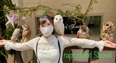 0歳児から楽しめる猛禽類カフェが7月1日で1周年！ 特別企画フクロウツリー体験を開催