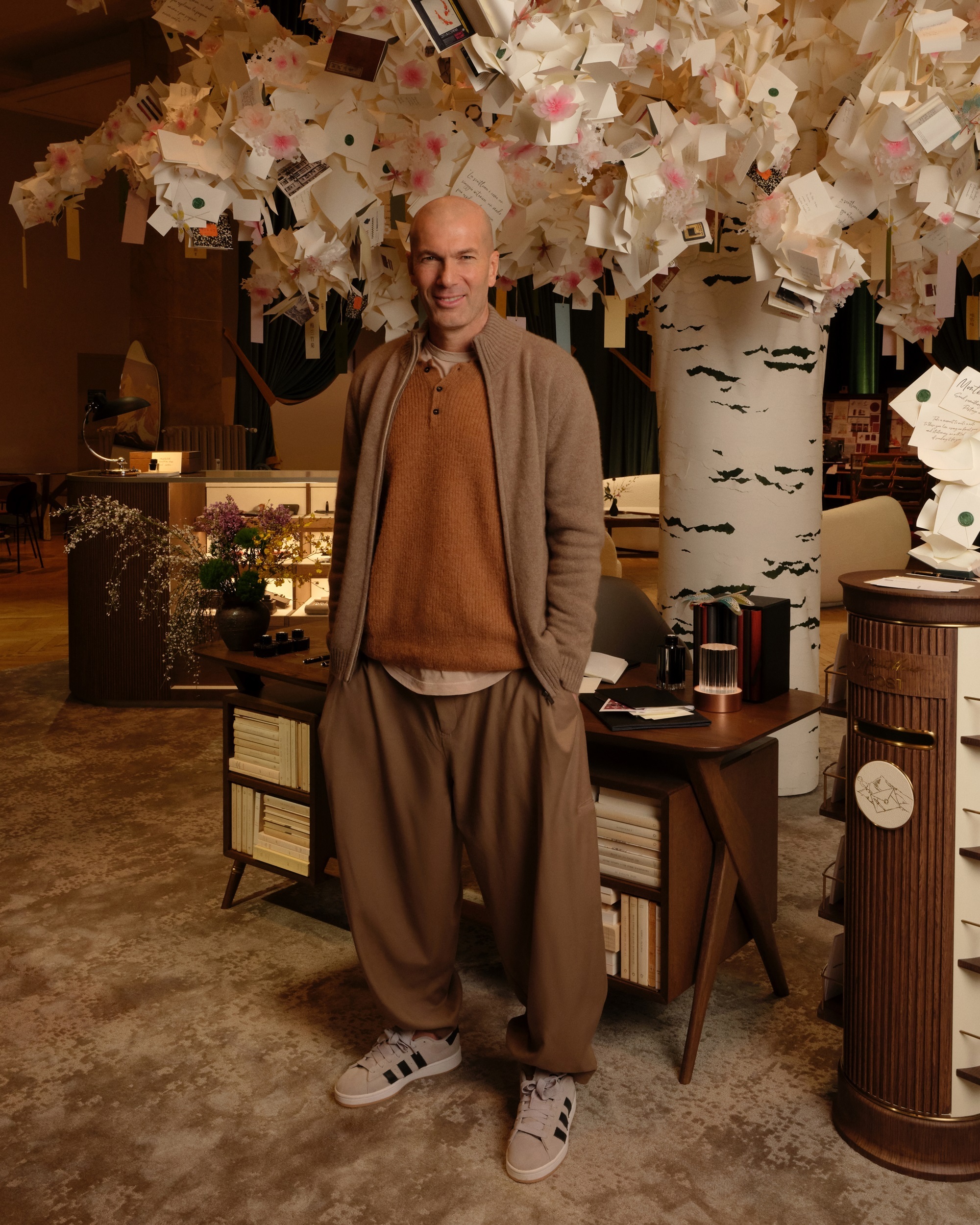 モンブランのブランドアンバサダーを務めるジネディーヌ・ジダン Photo by Pablo Zamora