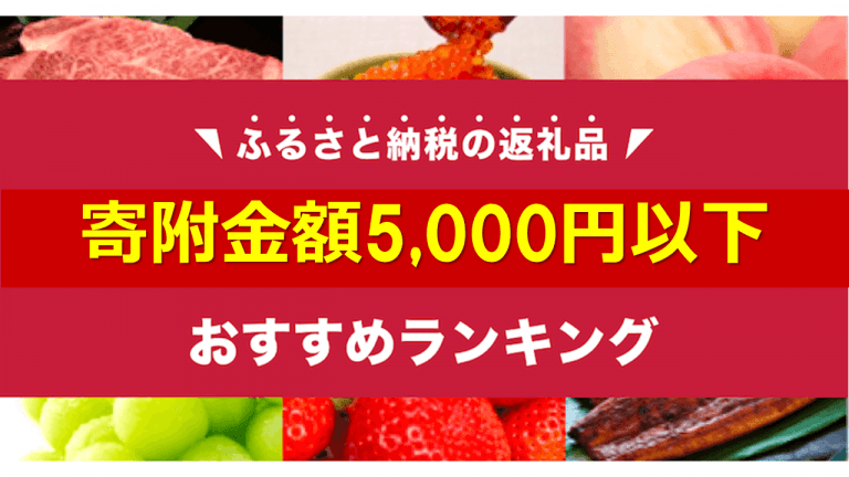 今日から始まる買い回りにピッタリな「5,000円以下」のふるさと納税おすすめ返礼品ランキングを発表【2021年7月】 | NEWSCAST