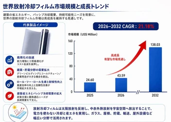 放射冷却フィルムマーケットリサーチ：調査方法＋業界分析＋売上規模