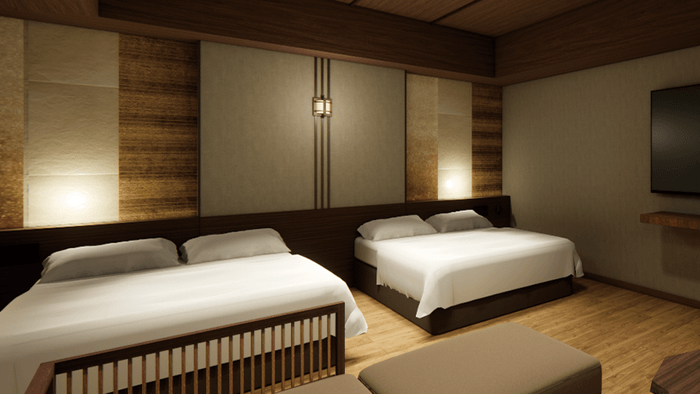 ロイヤルスイート:寝室