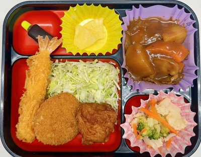 日替わり小学生弁当メニュー例2