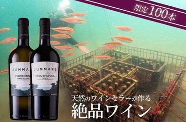 限定100本！三浦半島の海底で半年熟成した 「海底熟成オーガニックワイン」の 先行予約販売を9月17日開始